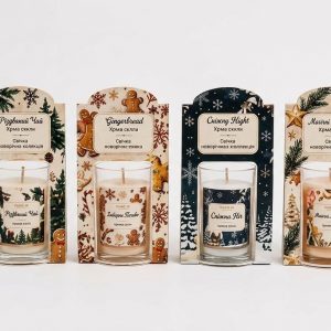СВІЧКА В СКЛІ VERONA COLLECTION НОВОРІЧНА КОЛЕКЦІЯ