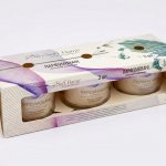 Набір свічок в склі парфумовані 3 шт / уп